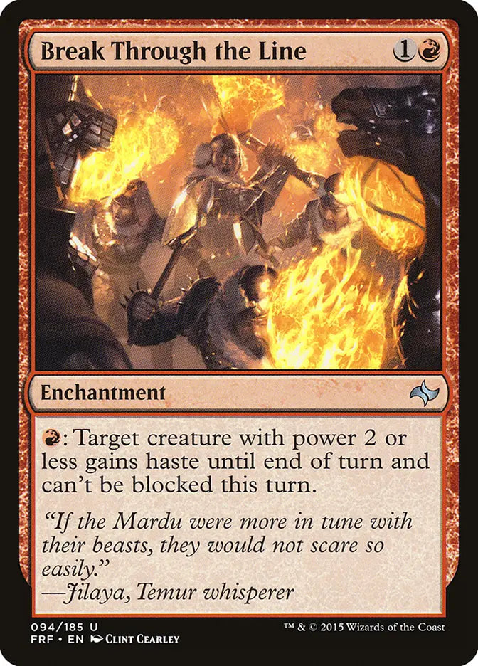 Break Through the Line Fate Reforged
