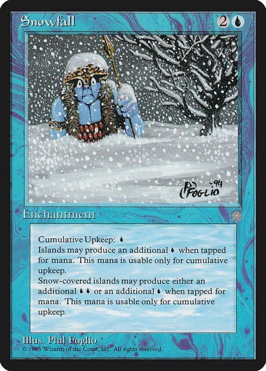 Snowfall Ice Age