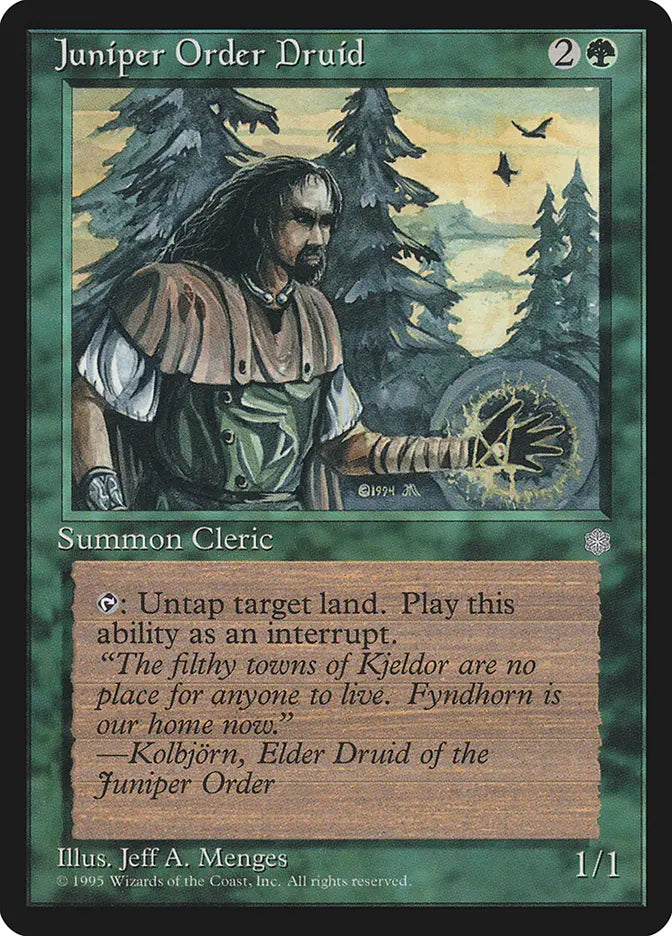 Juniper Order Druid Ice Age