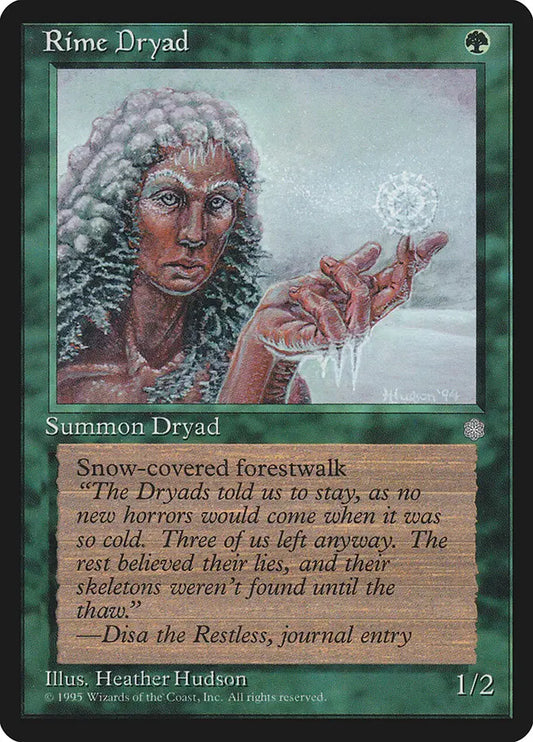 Rime Dryad Ice Age