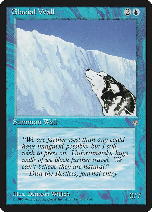 Glacial Wall Ice Age