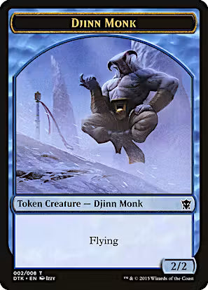 Djinn Monk Token Iconic Masters