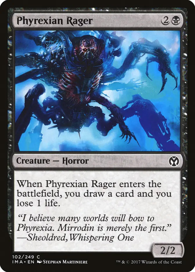 Phyrexian Rager Iconic Masters