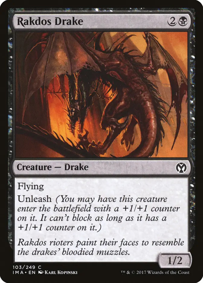 Rakdos Drake Iconic Masters
