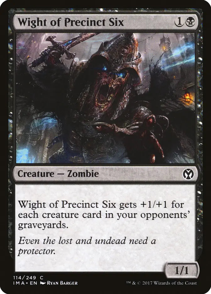 Wight of Precinct Six Iconic Masters