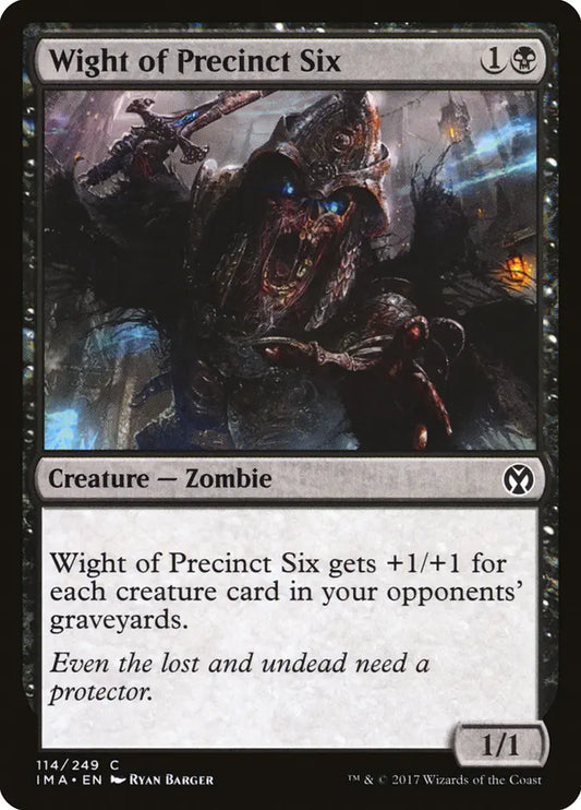 Wight of Precinct Six Iconic Masters