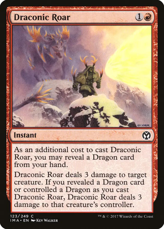 Draconic Roar Iconic Masters