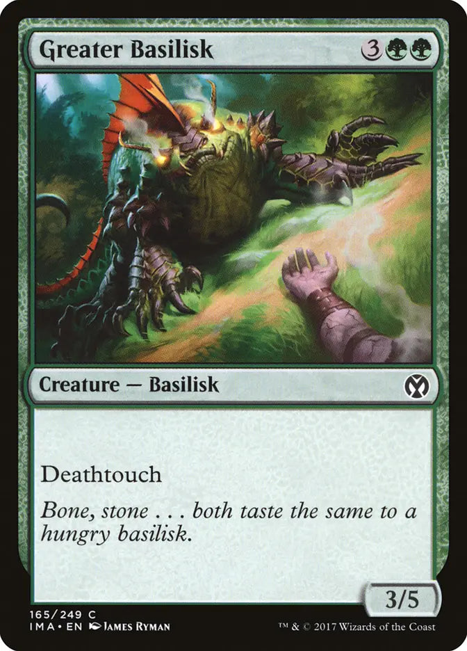 Greater Basilisk Decree Iconic Masters