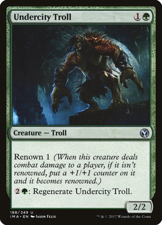 Undercity Troll Iconic Masters