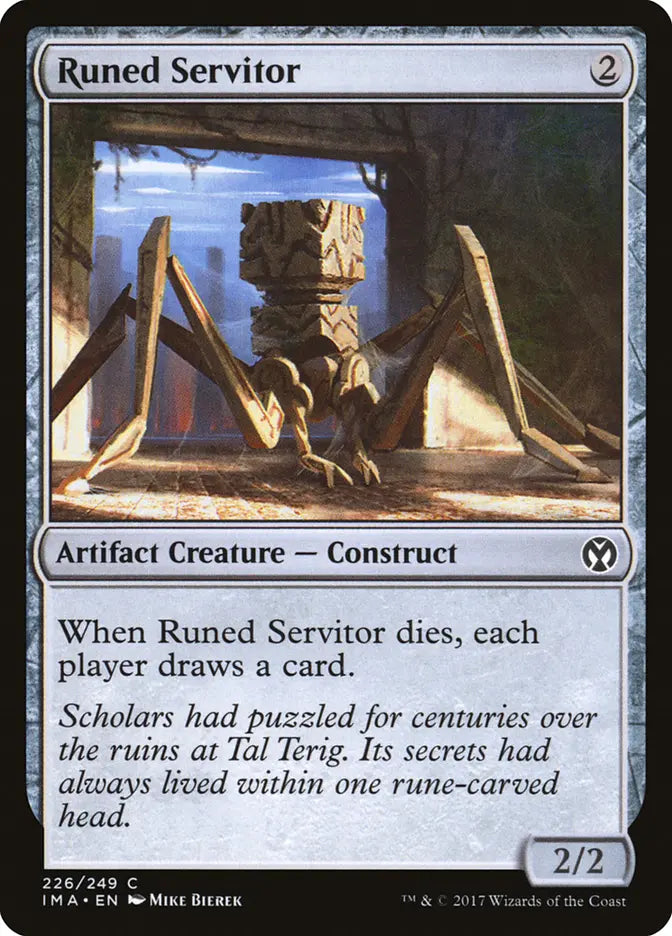Runed Servitor Iconic Masters