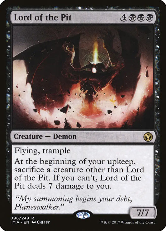 Lord of the Pit Iconic Masters