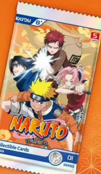 Kayou Naruto Earth Scroll 001 Edition ENGLISH Booster Pack