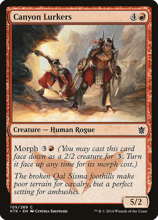 Canyon Lurkers Khans of Tarkir
