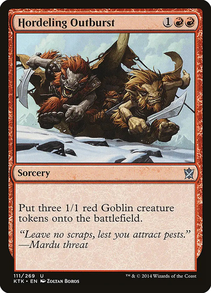 Hordeling Outburst Khans of Tarkir