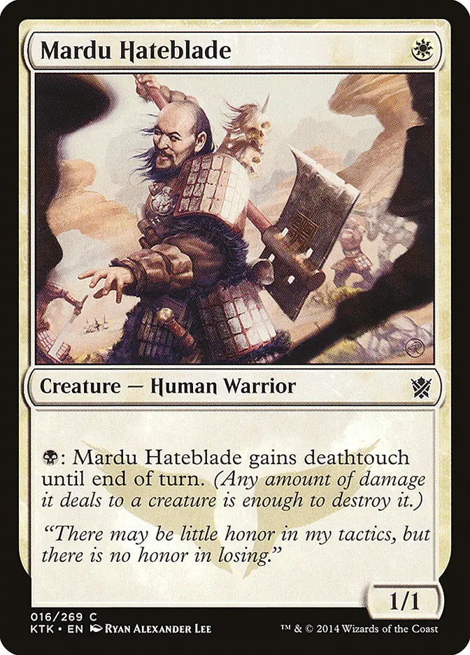 Mardu Hateblade Khans of Tarkir