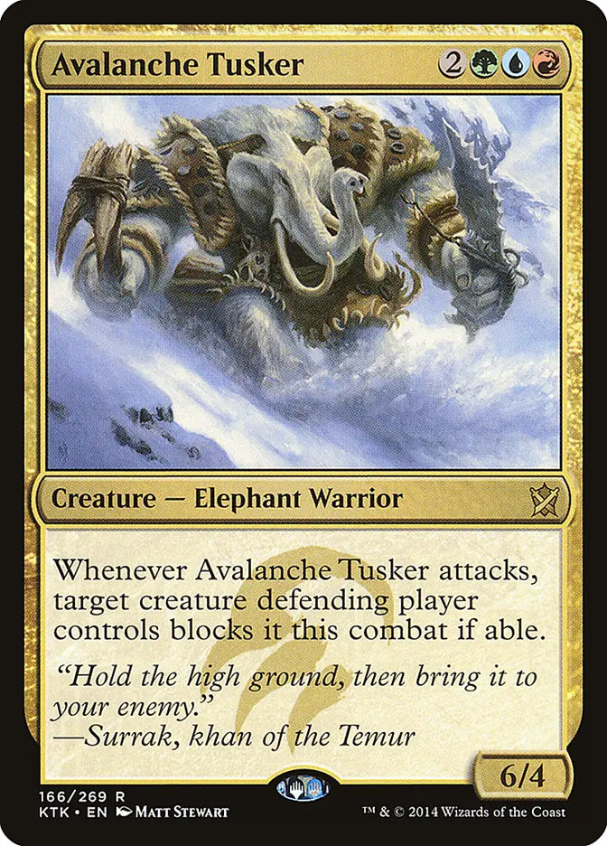 Avalanche Tusker Khans of Tarkir