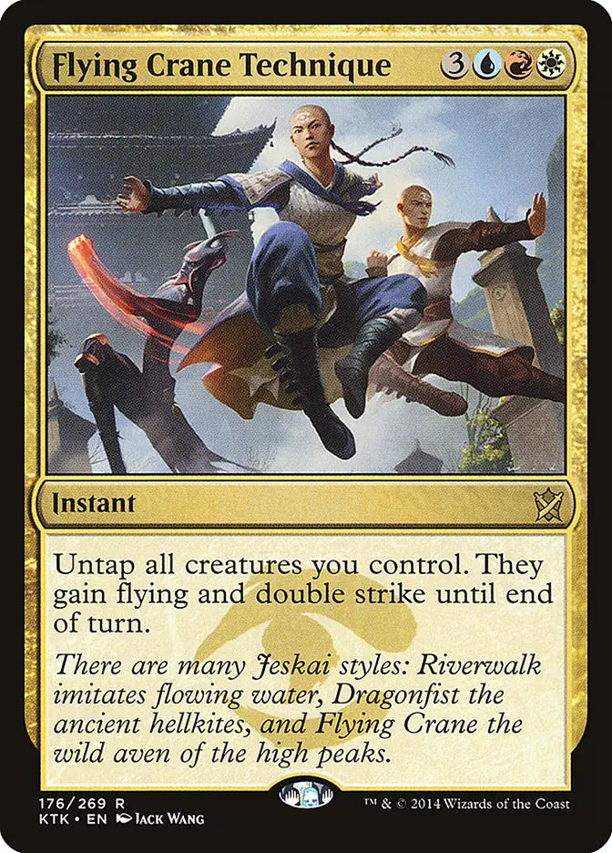 Flying Crane Technique Khans of Tarkir