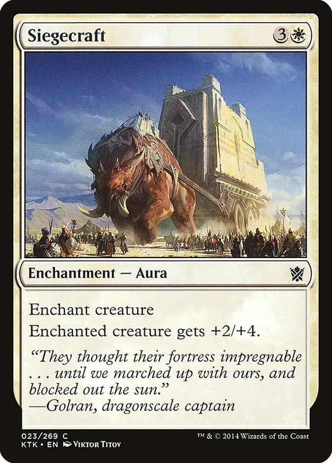 Siegecraft Khans of Tarkir