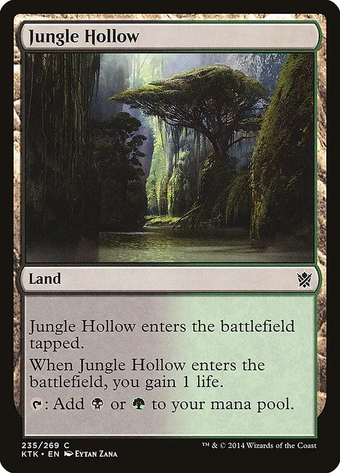 Jungle Hollow Khans of Tarkir