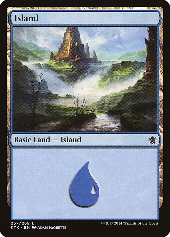 Island (257) Khans of Tarkir