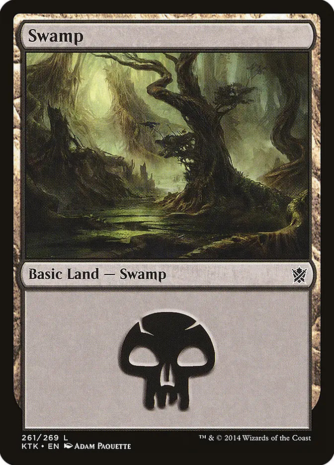 Swamp (261) Khans of Tarkir