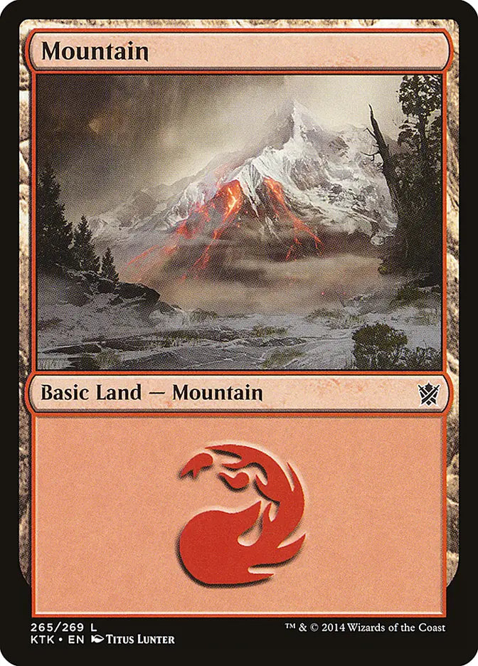 Mountain (265) Khans of Tarkir