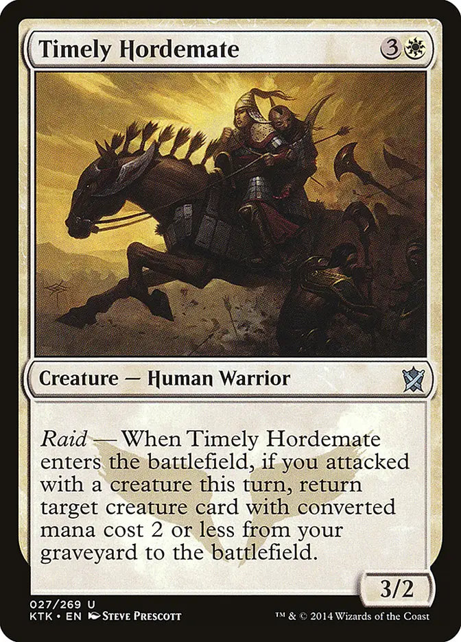 Timely Hordemate Khans of Tarkir