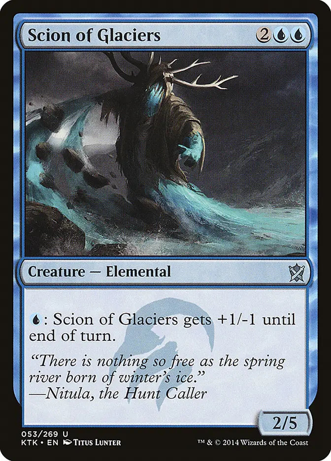 Scion of Glaciers Khans of Tarkir