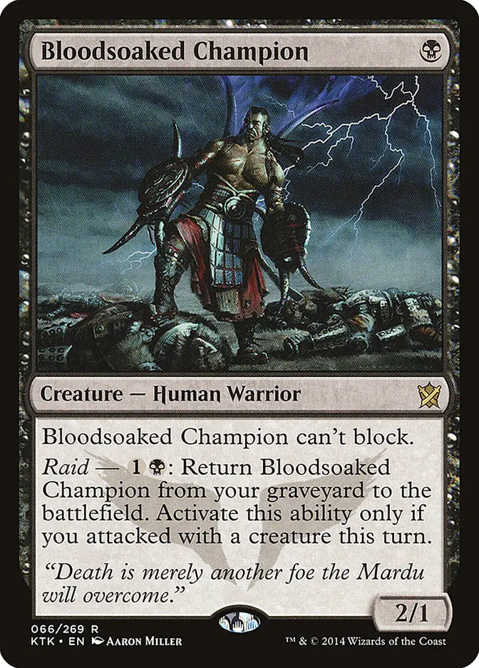 Bloodsoaked Champion Khans of Tarkir