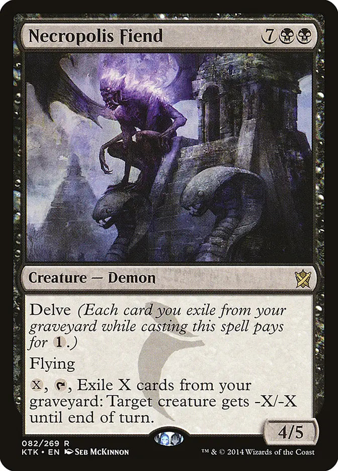 Necropolis Fiend Khans of Tarkir
