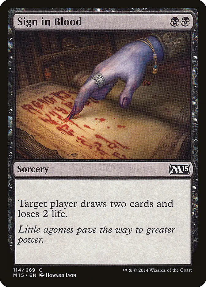 Sign in Blood Magic 2015
