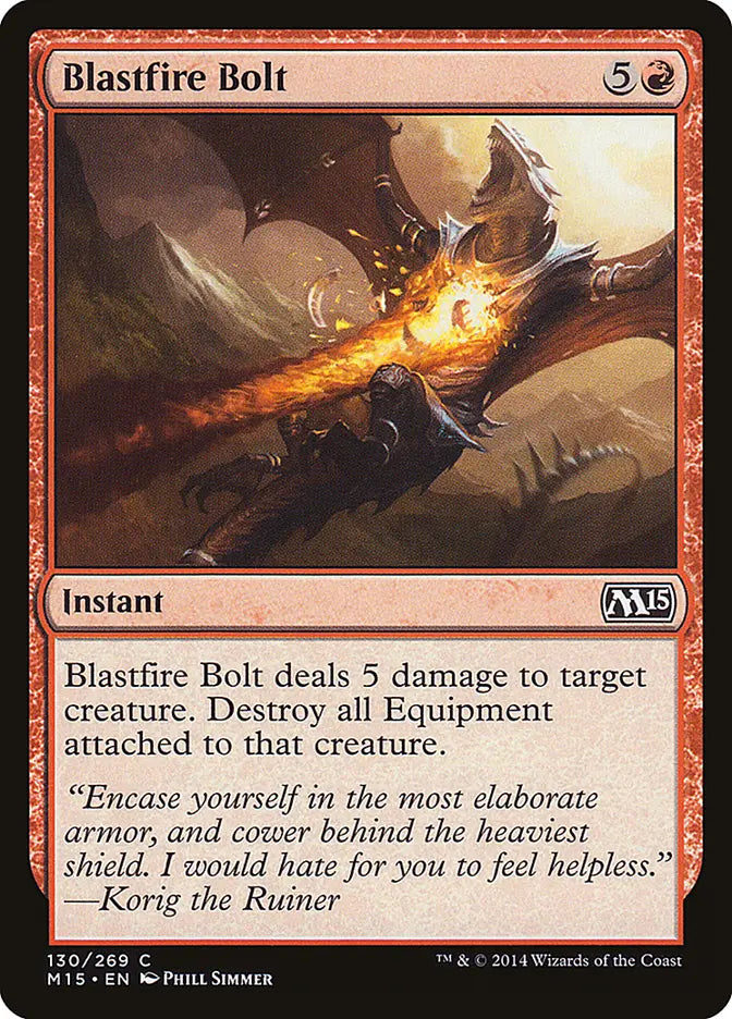 Blastfire Bolt Magic 2015