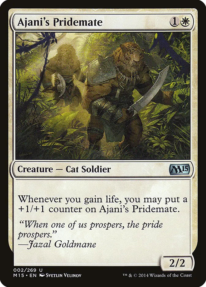 Ajani's Pridemate Magic 2015