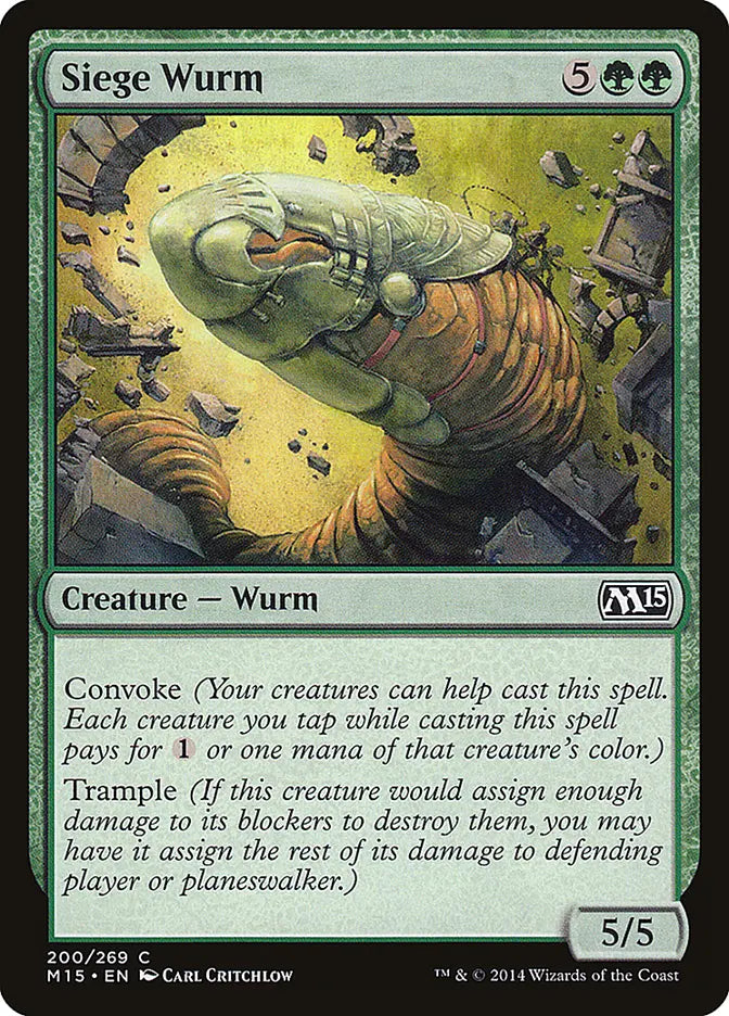 Siege Wurm Magic 2015