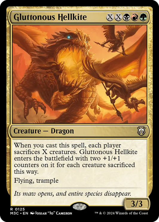 Gluttonous Hellkite Commander: Modern Horizons 3