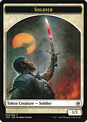 Soldier Token (003) Masters 25