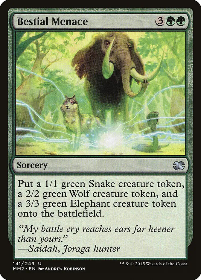 Bestial Menace Modern Masters 2015