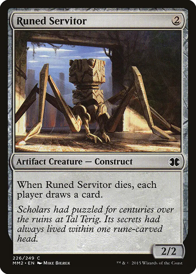 Runed Servitor Modern Masters 2015