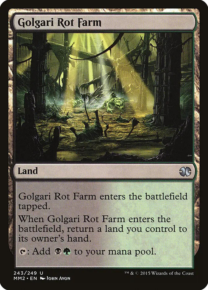 Golgari Rot Farm Modern Masters 2015