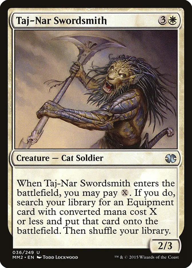 Taj-Nar Swordsmith Modern Masters 2015