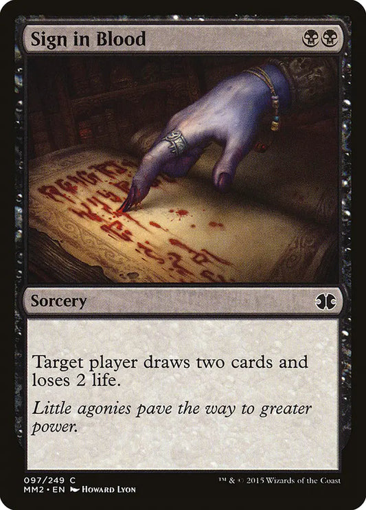 Sign in Blood Modern Masters 2015