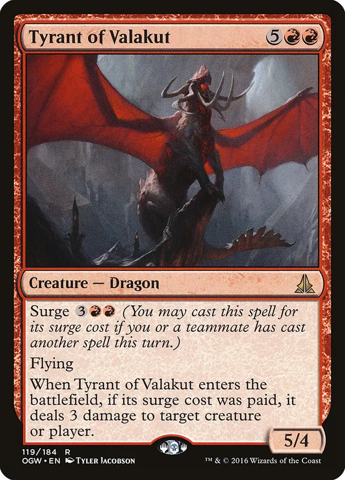 Tyrant of Valakut Oath of the Gatewatch