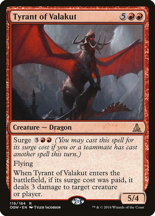 Tyrant of Valakut Oath of the Gatewatch