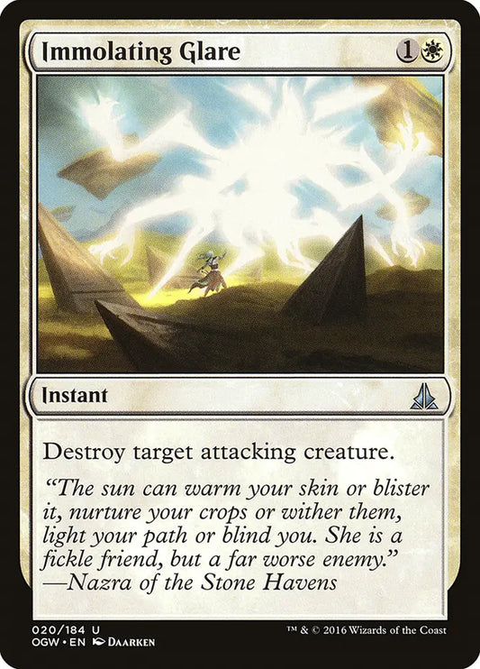 Immolating Glare Oath of the Gatewatch