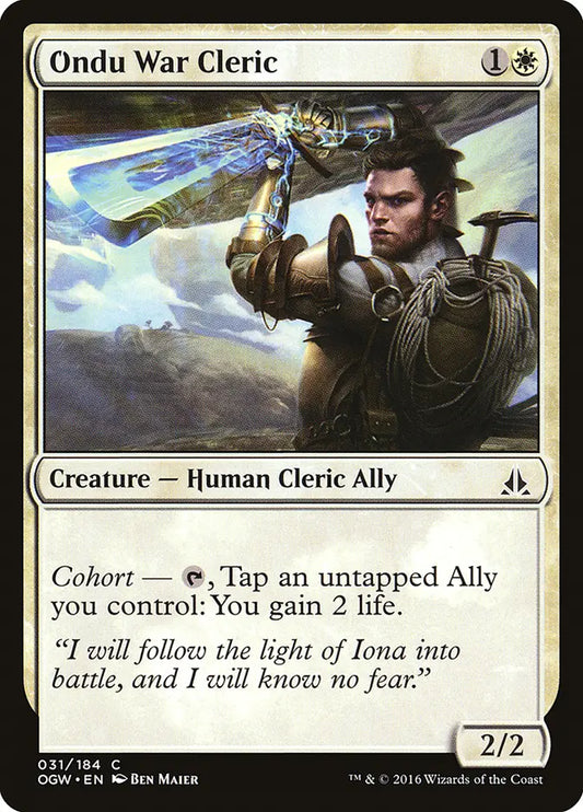 Ondu War Cleric Oath of the Gatewatch