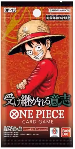 One Piece Card Game - OP13 Carrying on His Will Japanese Booster Pack