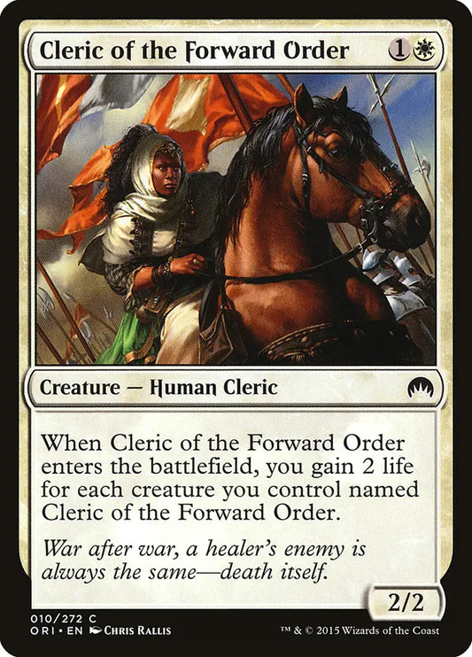 Cleric of the Forward Order Origins