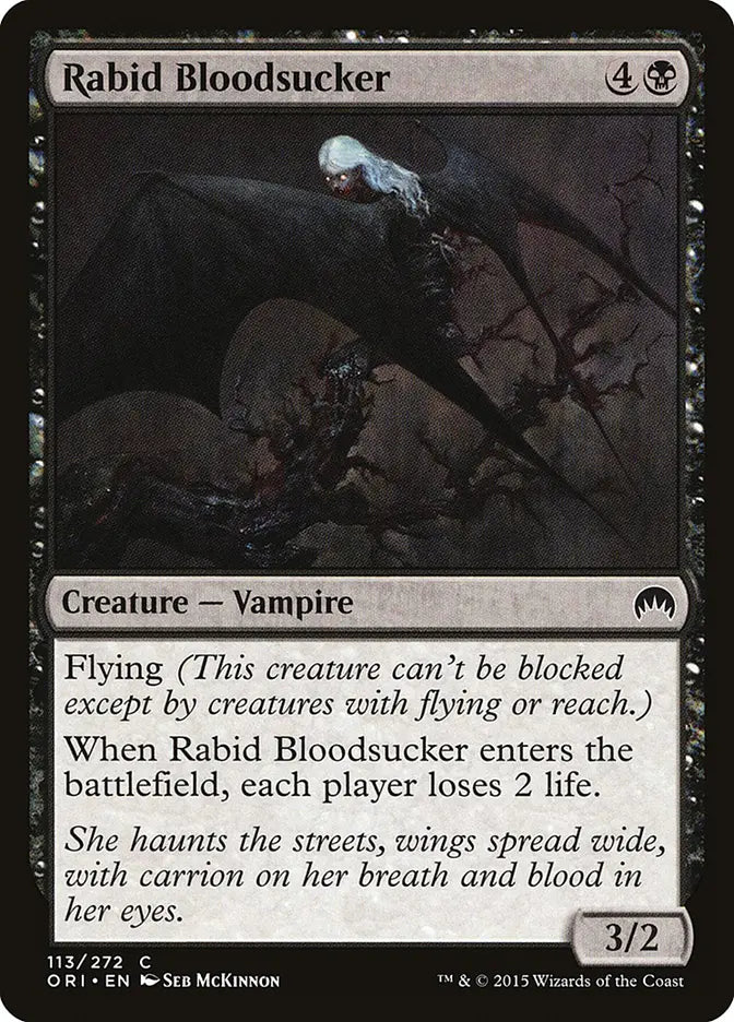 Rabid Bloodsucker Origins
