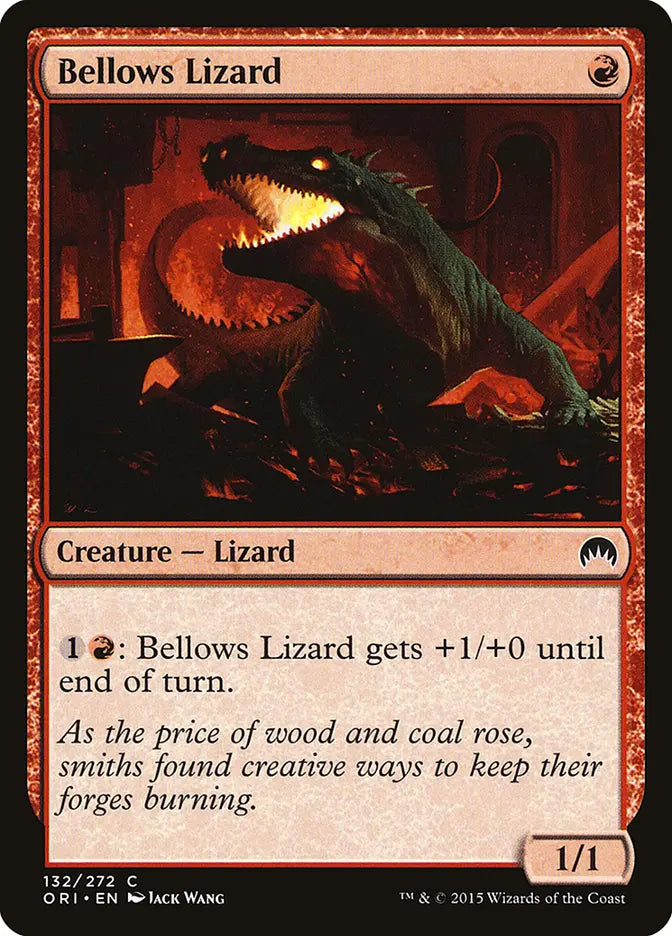 Bellows Lizard Origins