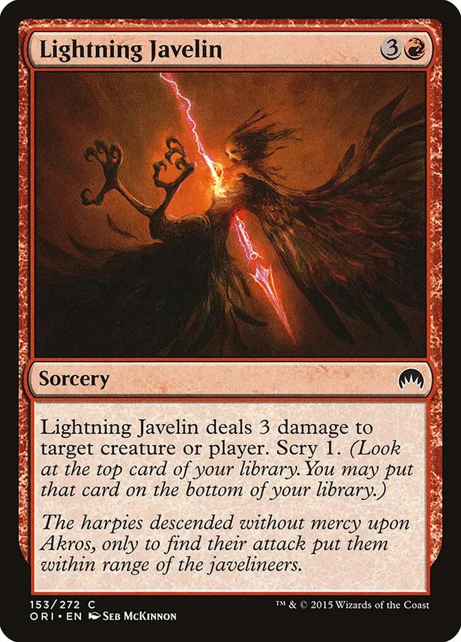 Lightning Javelin Origins